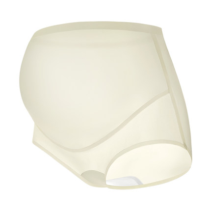 十月结晶孕妇高腰托腹面膜内裤无痕纯棉裆怀孕早晚期产后春夏短裤