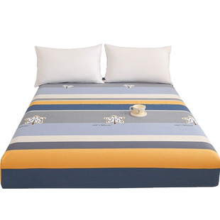 全棉单床笠2025年新款纯棉席梦思榻榻米床垫套保护罩定制订做尺寸