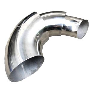 304不锈钢90度圆管弯头冲压 对焊接头工业排气管支架楼梯扶手弯头