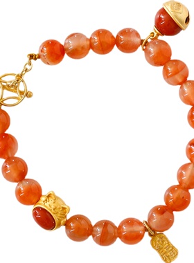 原创设计飘花南红玛瑙