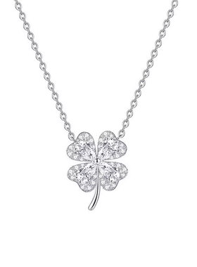 【999纯银项链】四叶草情人节