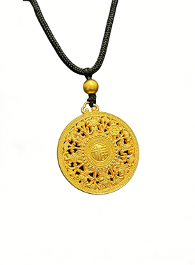 八宝罗盘金包银吊坠送礼