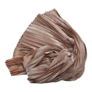 镭射幻灯网纱丝褶皱风琴布料 闪光幻彩礼服舞台服百褶连衣裙面料