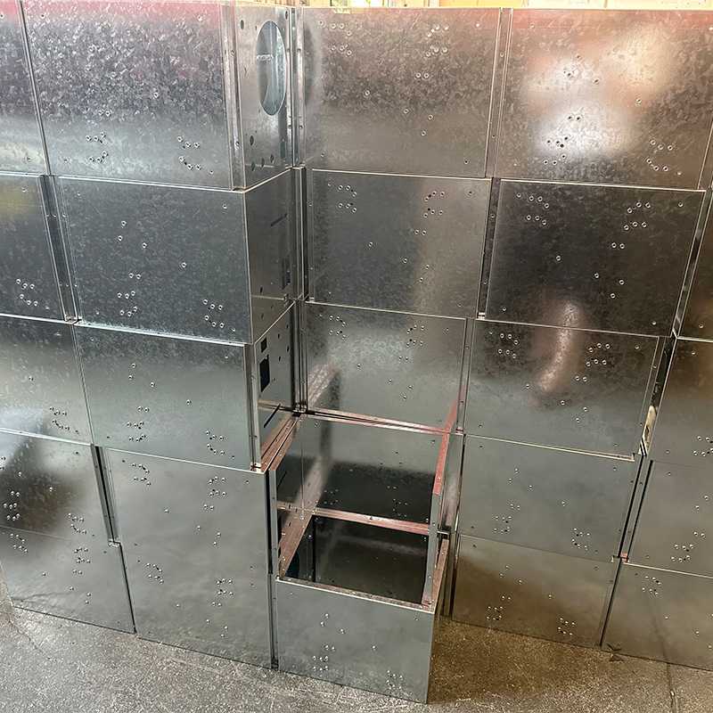 激光切割数控冲孔折弯压铆机箱机柜外壳支架焊接钣金件加工高精度