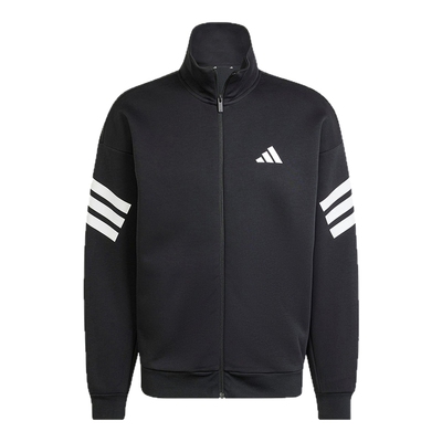 adidas阿迪达斯男易用系运动休闲针织夹克外套立领宽松上衣JD4885