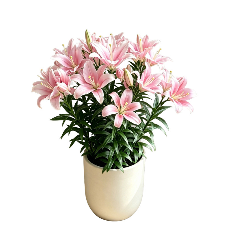 百合种球根阳台可盆栽单重瓣花苗荷兰无香有香味伊莎贝拉布林迪西