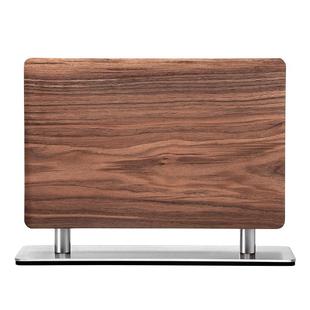 信作定制胡桃木刀架双面磁吸刀座实木磁性刀架厨房刀具收纳架