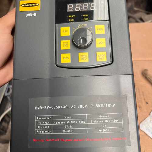 【请询价】邦纳变频器MD-V-075K43G   7.5KW
