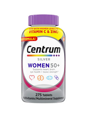 美国原装进口善存Centrum男女士银片复合维生素含矿物质275粒