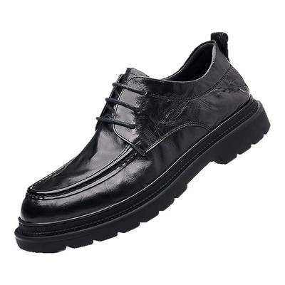 木林森真皮男鞋2025年新款