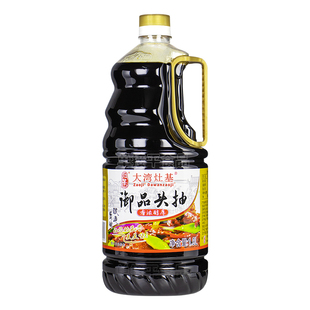 广东增城正果特产大湾灶基酱油御品头抽1.9L特级酿造晒制豉油生抽