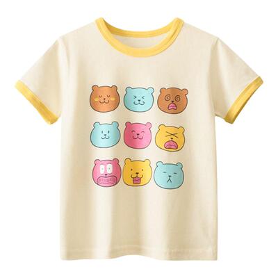 27home品牌纯棉短袖T恤可爱女童