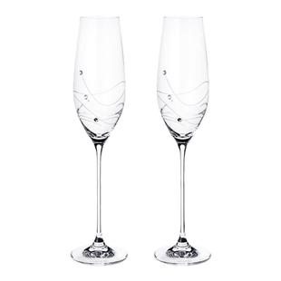 英国进口DARTINGTON香槟杯红酒杯结婚送礼水晶杯高颜值红酒杯礼盒