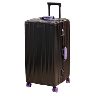 26寸大容量行李箱铝框结实耐用2026新款男士万向轮静音pc女拉杆箱