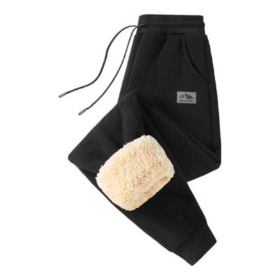 NN真维斯羊羔绒裤子男款冬季加厚