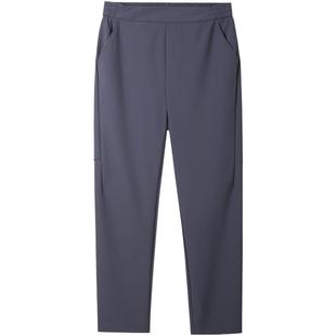 骆驼男装秋冬季2025男士休闲裤直筒抗皱加绒加厚保暖长裤子男