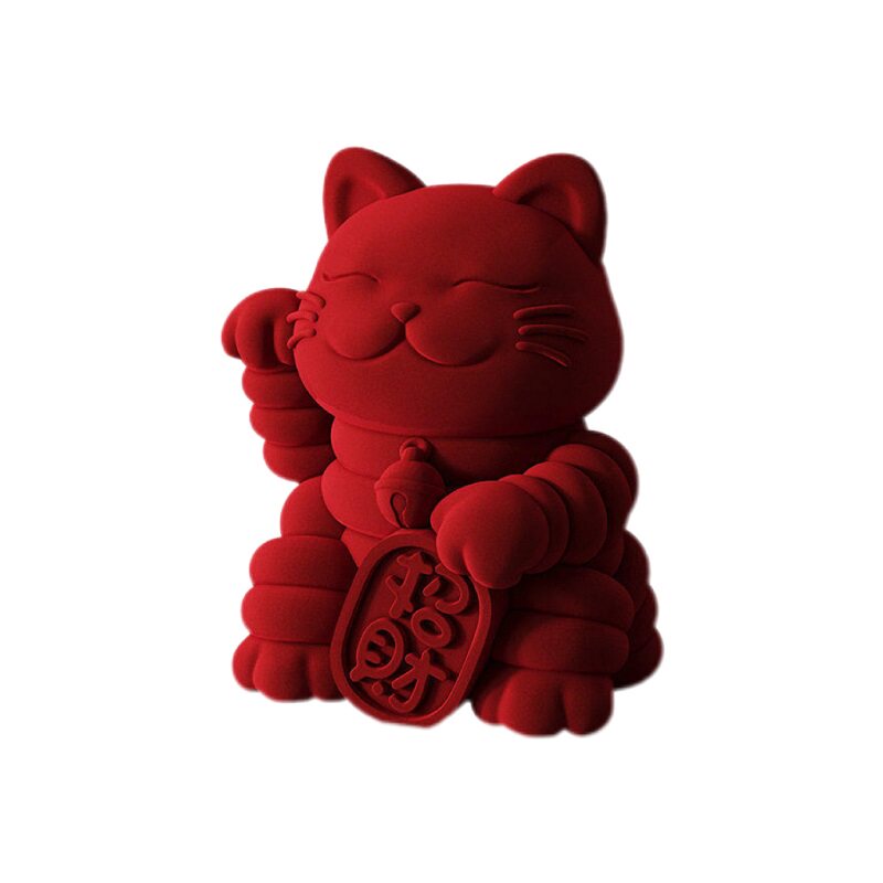 轻奢招财猫可爱旺宅客厅摆件