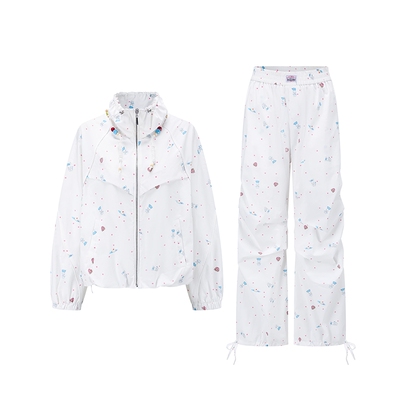 小兔当家满印串珠套装户外穿搭女