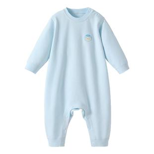 贝肽斯宝宝睡衣纯棉新生婴儿连体衣德绒男女儿童睡袋秋冬新家居服