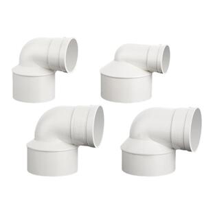 PVC110变径缩口弯头75内插变50接头大小头异径弯头下排水管配件