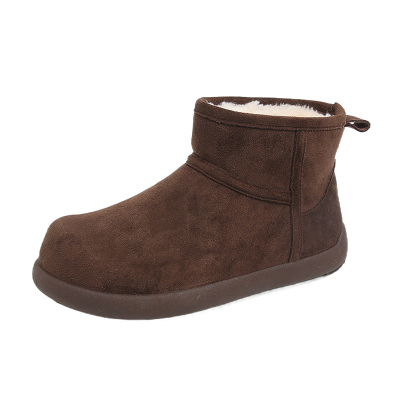 抗寒加绒加厚雪地靴2025短筒靴