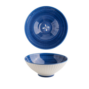 日式陶瓷拉面碗家用大号吃面碗汤面碗网红8寸斗笠碗螺蛳粉碗大碗