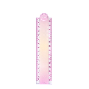 iiGEN一正学生文具幻彩调色盘30cm多功能折叠尺 30cm画直线曲线小学生专用折尺学习专用品儿童几何格子尺子