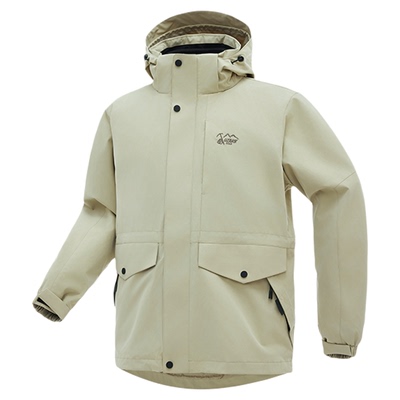 OZARK奥索卡冲锋衣2024冬新款徒步男式三合一套抓绒冲锋衣136264