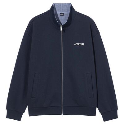 2026年春季新款男士立领开衫卫衣