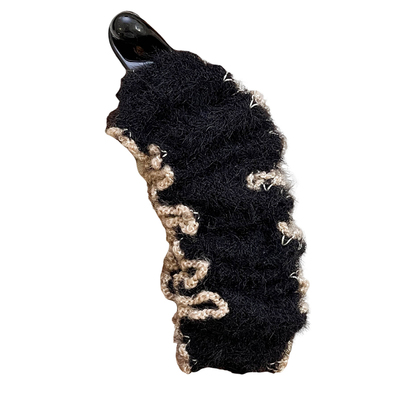 FUNCOCO｜超紧实发量少防滑马海毛小号长发扎马尾香蕉夹竖式发夹