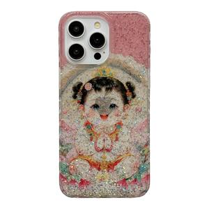 国风新年福娃锦鲤适用苹果15手机壳iPhone16ProMax新款15pro防摔女款13小众个性12硅胶14pro喜庆蛇年全包软壳
