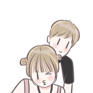 手绘头像情侣Q版定制真人画像照片转卡通设计漫画制作newmasus