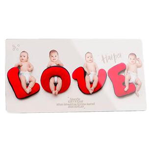 大韩水晶组合照片定制桌面摆台宫格韩版相框宝宝烤瓷亚米奇相制作