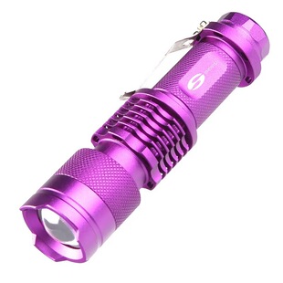 神鱼荧光剂检测灯365nm紫光伍德氏猫藓验钞烟酒卫生巾检测手电筒