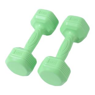 哑铃女士健身家用瑜伽壶铃杠铃器材青少年儿童2KG一对包胶小哑铃