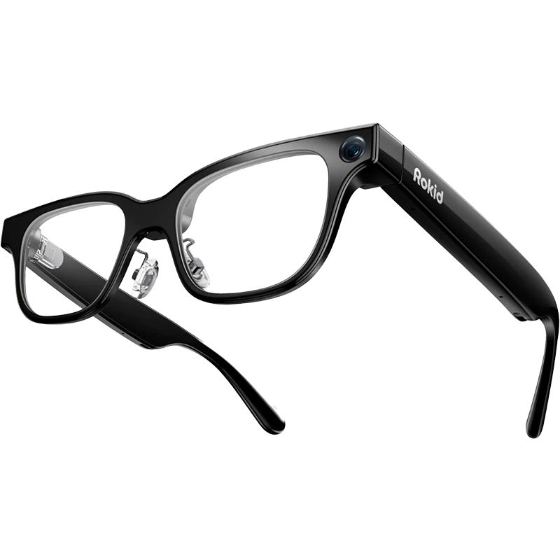 【官方正品授权】Rokid Glasses 乐奇AI眼镜智能可视拍照导航实时面对面翻译提词拍摄海外版接入GEMINI大模型
