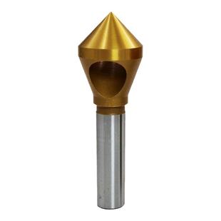 宏峰内排屑镀钛含钴90度倒角刀90°倒角钻修边器沉孔不锈钢斜孔
