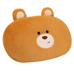 可爱卡通小熊抱枕女生睡觉学生宿舍大靠枕床头靠背垫床上沙发客厅