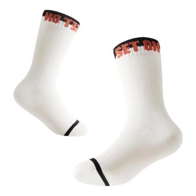 儿童袜子春秋运动新疆长绒棉袜