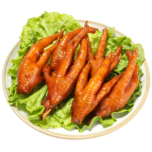 佳鲁洪濑鸡爪福建特产小吃网红零食爆款肉即食卤味凤爪300g独立装