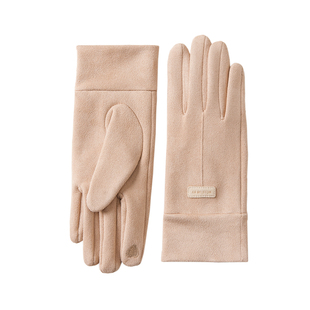 MISSION UV保暖手套女冬季加厚加绒户外骑车骑行防风防寒触屏手套