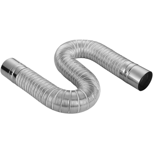 燃气热水器排烟管纯铝伸缩软管不锈钢烟囱排气管排风管加延长配件