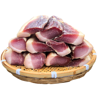 湖北腊肉非烟熏农家咸腊肉瘦肉自制咸肉风干腊肉湖北特产后腿腊肉