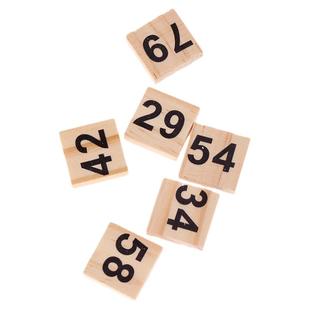 数字1--100儿童早教拼图木块游戏方块宝宝智力开发看图认数字木片