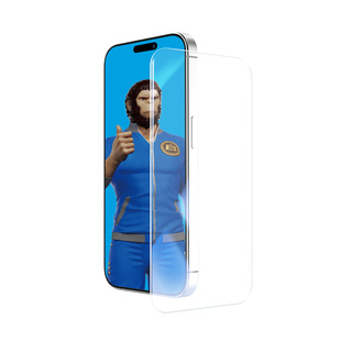 蓝猩适用苹果15pro手机膜iPhone15ProMax钢化膜Ultra保护plus贴膜Pro全透明Max高清大内缩IP15防摔抗指纹猩猩