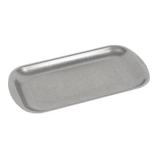 复古不锈钢方盘长方形平底托盘烧烤盘韩式商用盘子烤肉寿司小吃盘