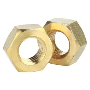 铜六角螺母螺帽铜六角螺母螺丝帽M1.4M2M2.5M3M4M5M6M8M10M12-M24