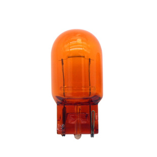 WY21W汽车前后转向灯泡转弯灯泡后雾灯泡黄光T20单丝琥珀色1881