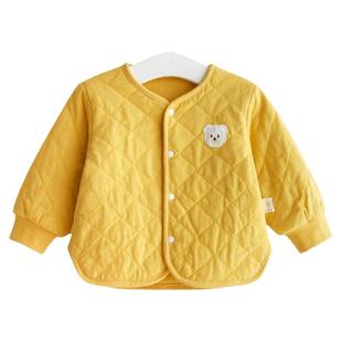 婴儿外套春秋冬薄夹棉宝宝棉衣男童衣服女童棉服冬装棉袄儿童上衣
