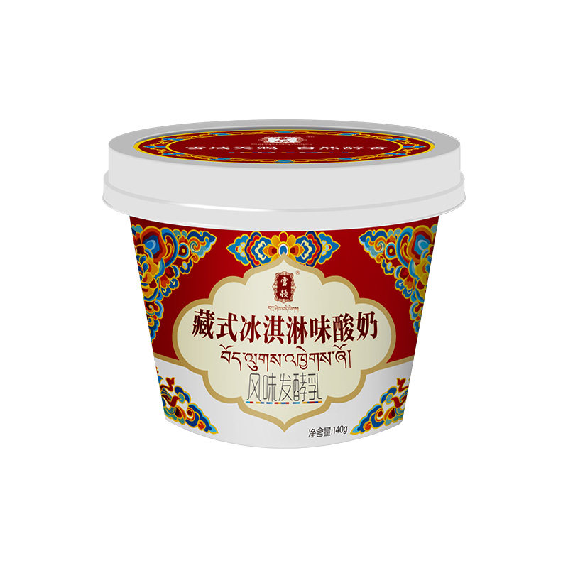 雪顿酸奶140g12杯早餐风味发酵乳